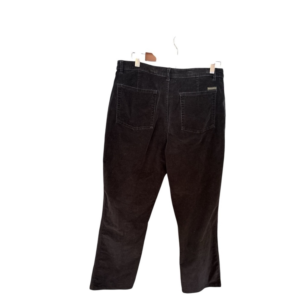 Royal Robbins Boot Leg Black Corduroy Pants Woman’s size 12 - Picture 2 of 5